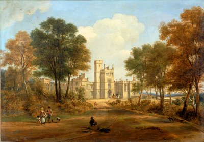 ボーフロント城への入り口、1845 作： John Wilson Carmichael